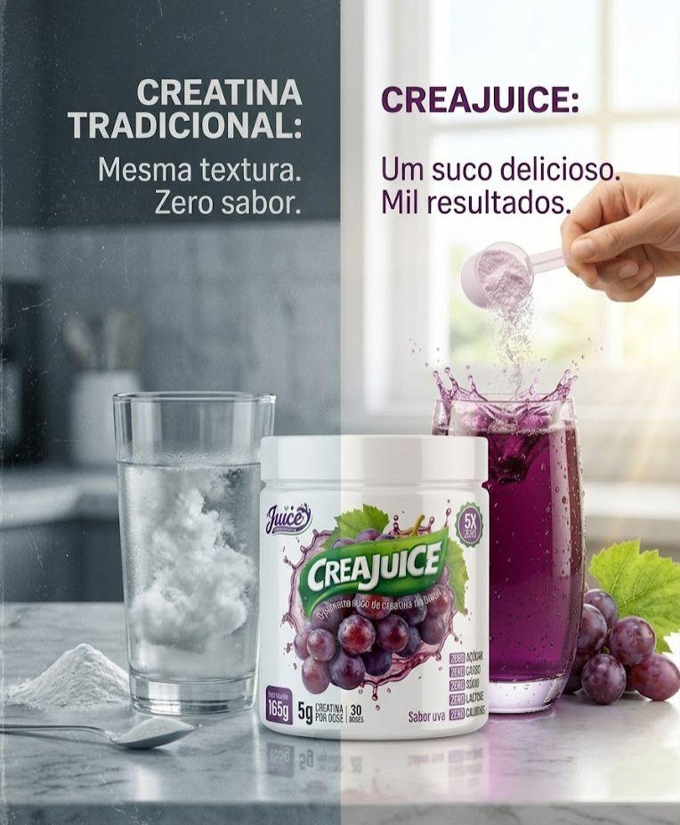 Creatina tradicional vs CreaJuice